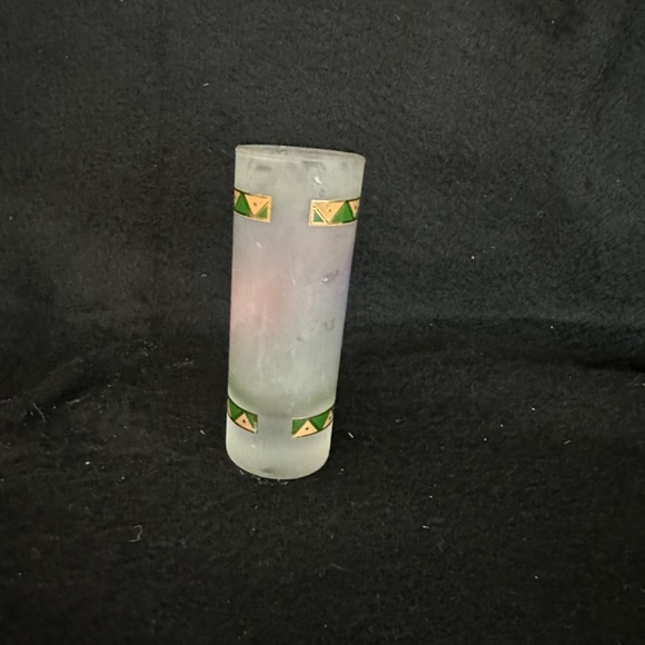 Grand Tetons , tall frosted glass, shot glass. - Picture 4 of 6